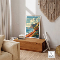 Cornwall Coast Travel Print-This Art World
