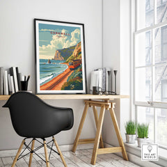 Cornwall Coast Travel Print-This Art World