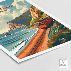 Cornwall Coast Travel Print-This Art World