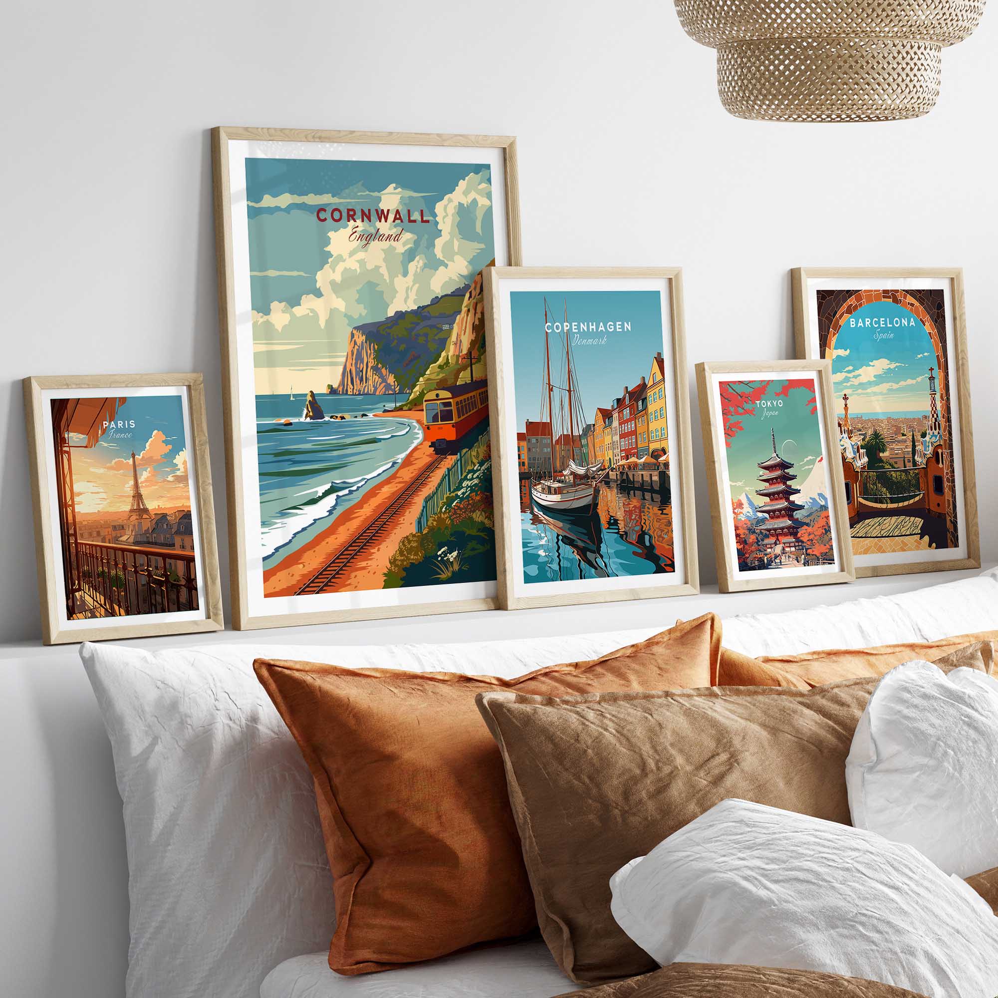 Cornwall Coast Travel Print-This Art World