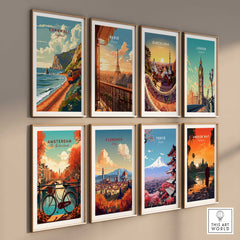 Cornwall Coast Travel Print-This Art World