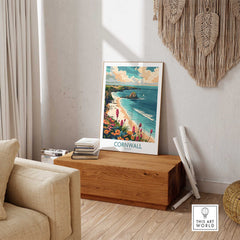 Cornwall Travel Poster - United Kingdom-This Art World