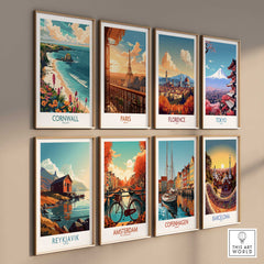 Cornwall Travel Poster - United Kingdom-This Art World