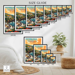 Cornwall Travel Print-This Art World
