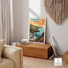 Cornwall Travel Print-This Art World