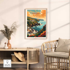 Cornwall Travel Print-This Art World