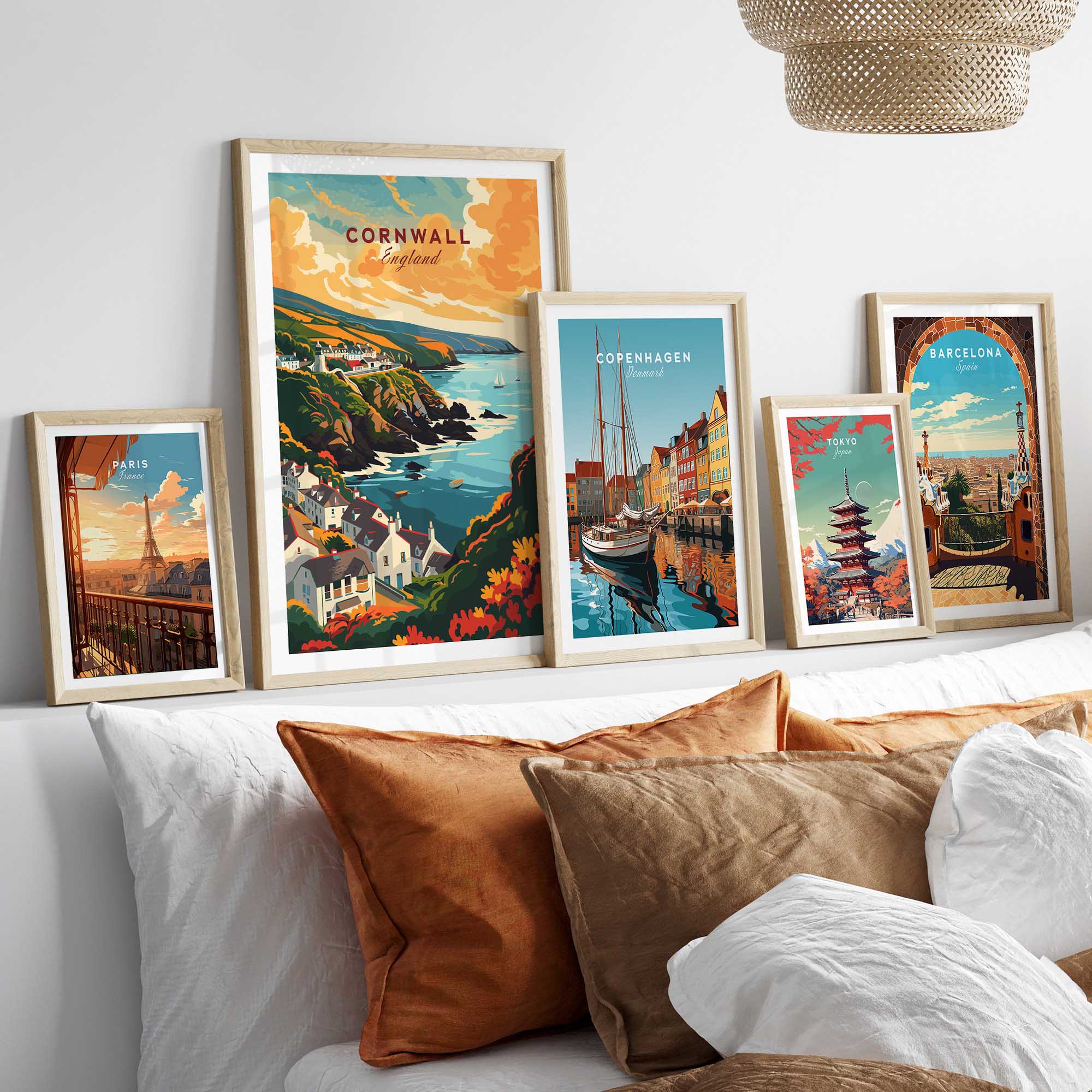 Cornwall Travel Print-This Art World
