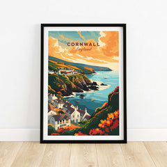 Cornwall Travel Print-This Art World