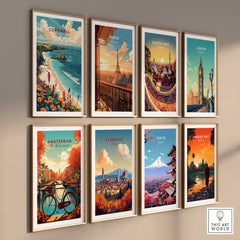 Cornwall Wall Art Print - United Kingdom Travel Poster-This Art World