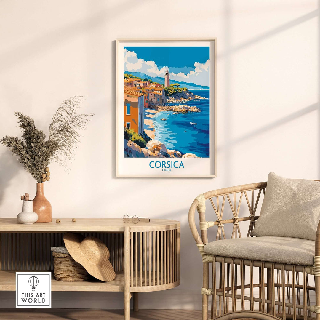 Corsica Art Print