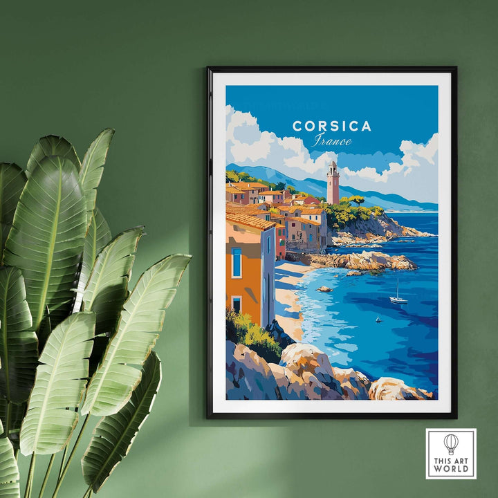 Corsica Wall Art Poster