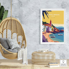 Costa Brava Print part of our best collection or travel posters and prints - This Art World