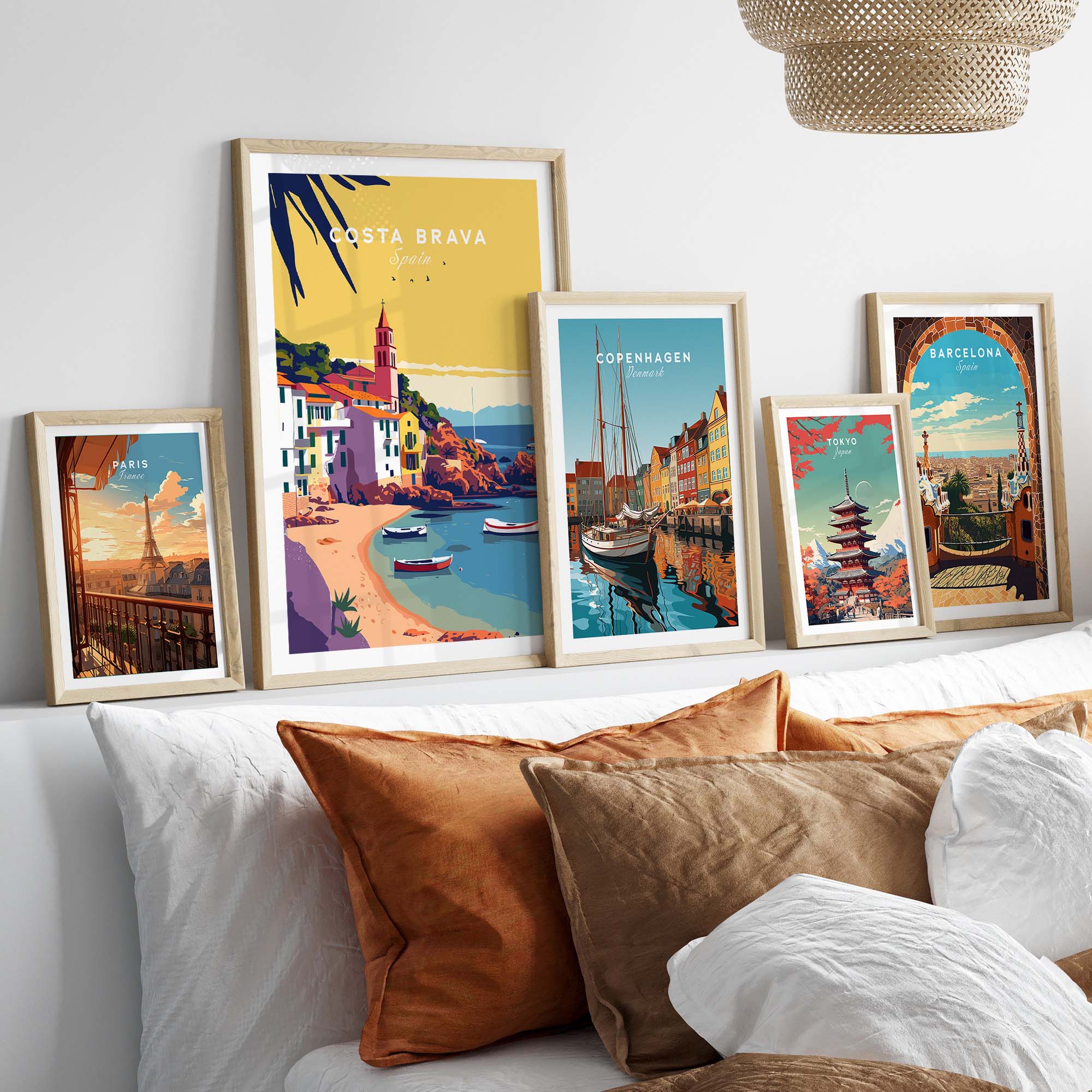 Costa Brava Print part of our best collection or travel posters and prints - This Art World