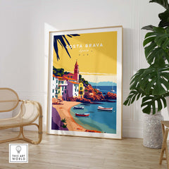 Costa Brava Print part of our best collection or travel posters and prints - This Art World