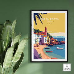 Costa Brava Print part of our best collection or travel posters and prints - This Art World