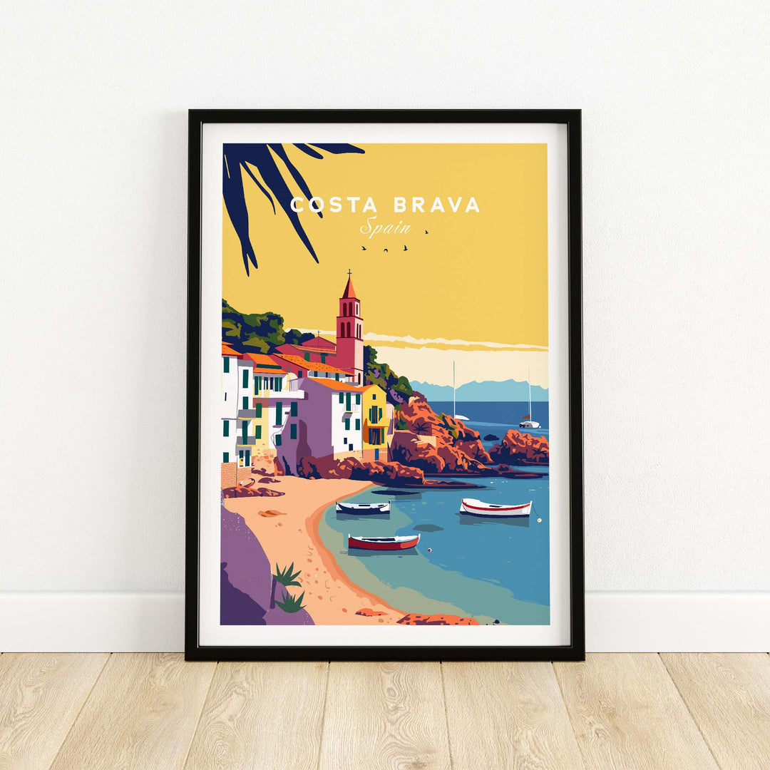 Costa Brava Print part of our best collection or travel posters and prints - This Art World