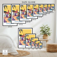 Costa Brava Spain Poster part of our best collection or travel posters and prints - This Art World
