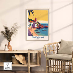 Costa Brava Spain Poster part of our best collection or travel posters and prints - This Art World