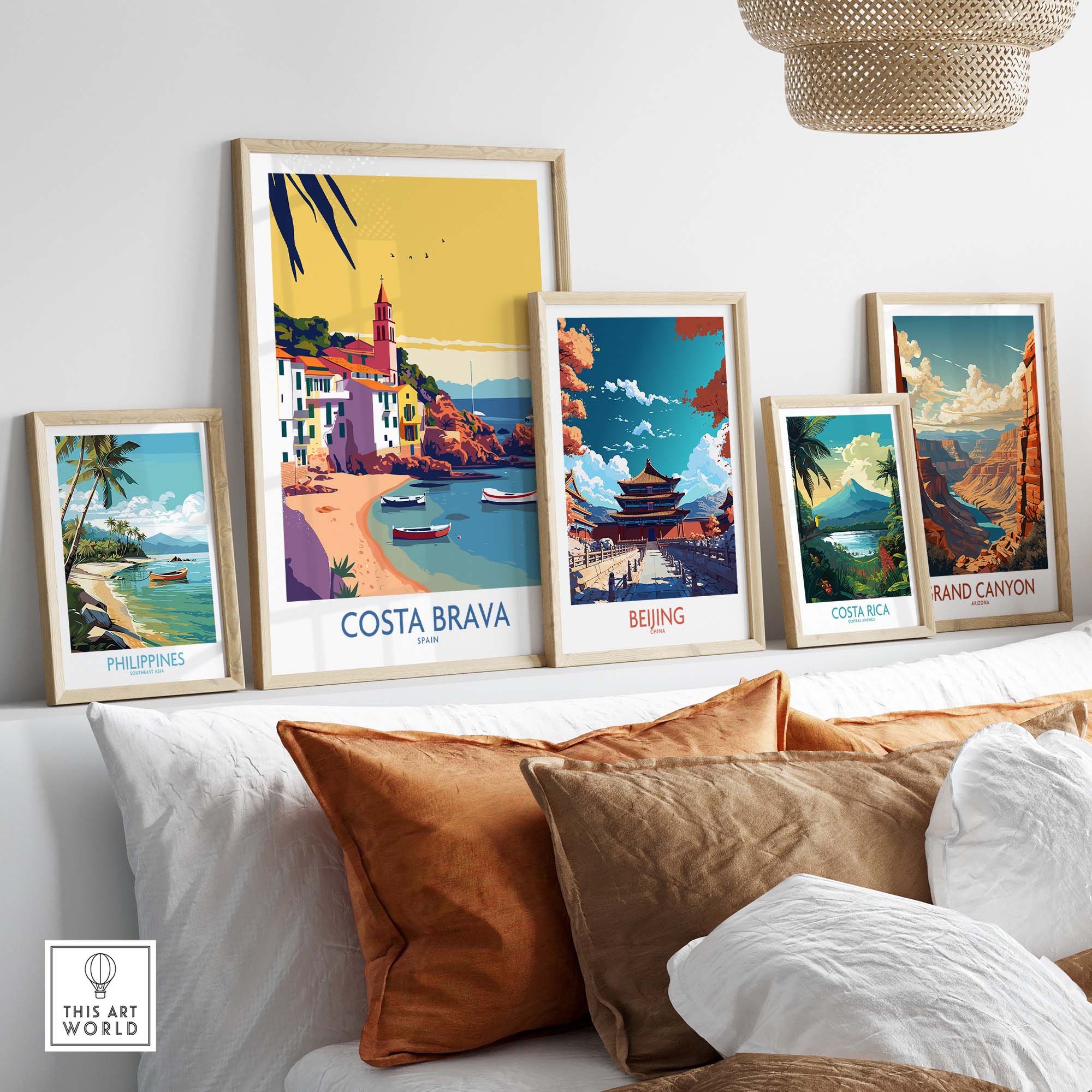 Costa Brava Spain Poster part of our best collection or travel posters and prints - This Art World