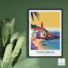 Costa Brava Spain Poster part of our best collection or travel posters and prints - This Art World