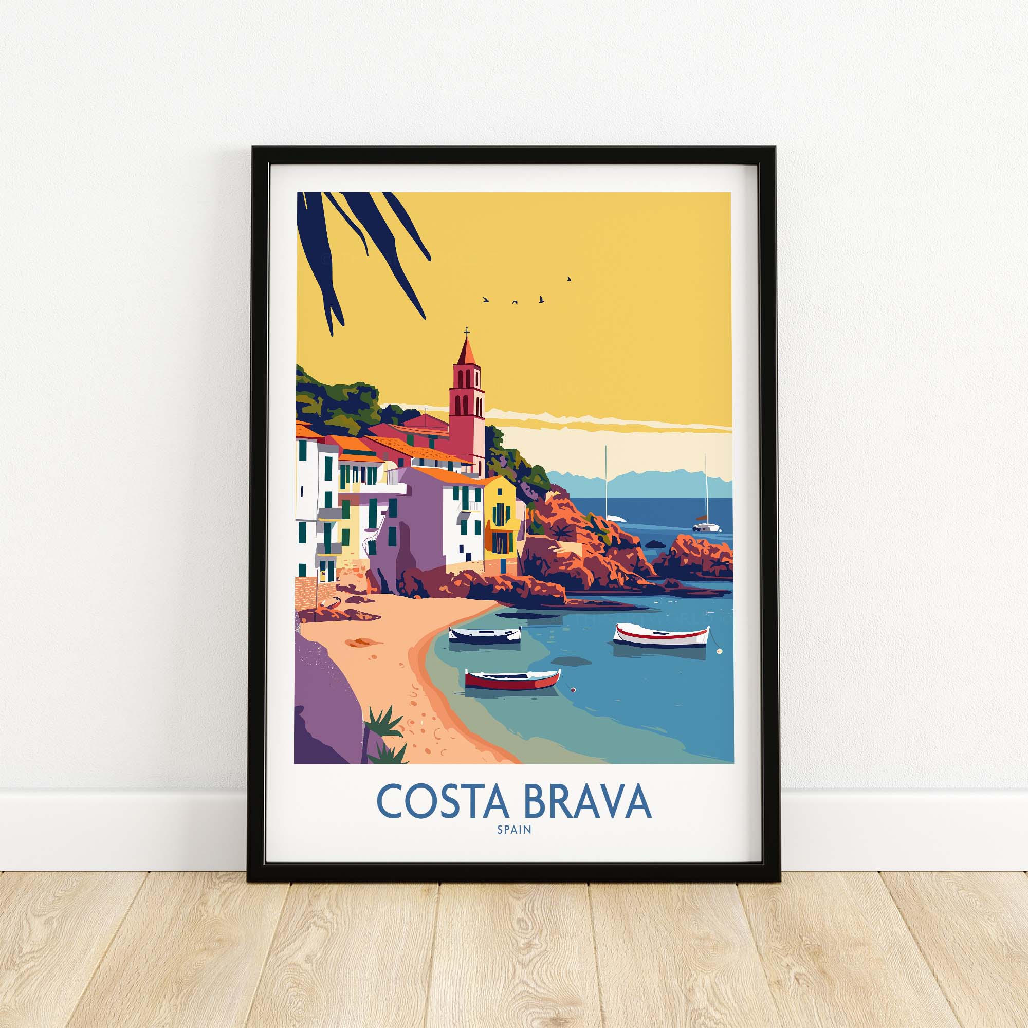Costa Brava Spain Poster part of our best collection or travel posters and prints - This Art World