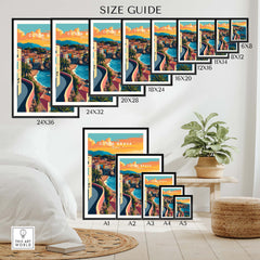 Costa Brava Travel Poster part of our best collection or travel posters and prints - This Art World