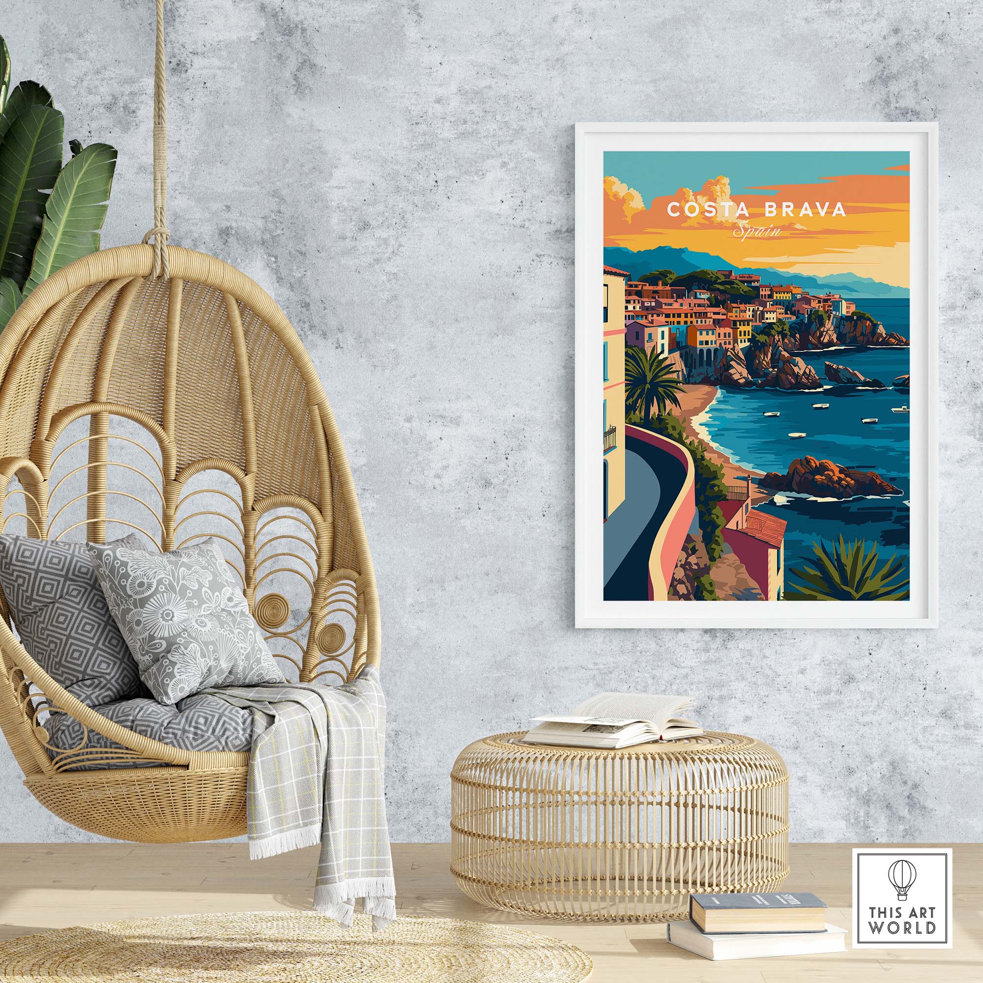 Costa Brava Travel Poster - Stunning Spain Wall Art – This Art World