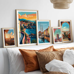 Costa Brava Travel Poster part of our best collection or travel posters and prints - This Art World
