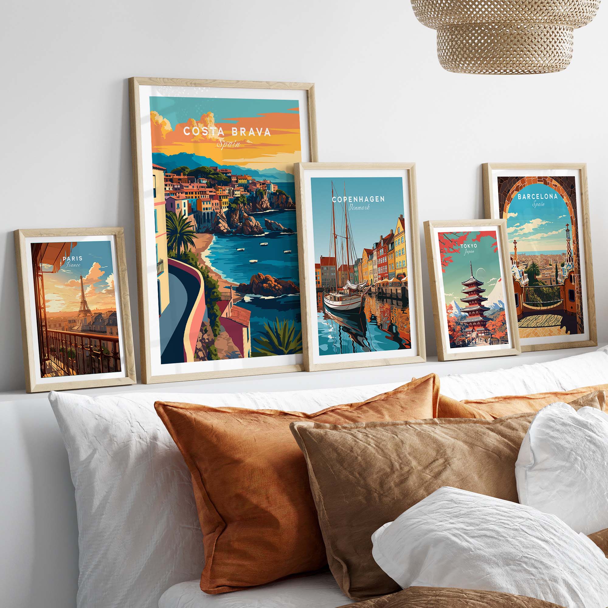 Costa Brava Travel Poster part of our best collection or travel posters and prints - This Art World