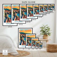 Costa Brava Travel Print part of our best collection or travel posters and prints - This Art World
