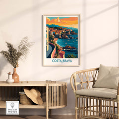 Costa Brava Travel Print part of our best collection or travel posters and prints - This Art World