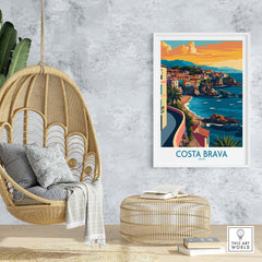 Costa Brava Travel Print part of our best collection or travel posters and prints - This Art World
