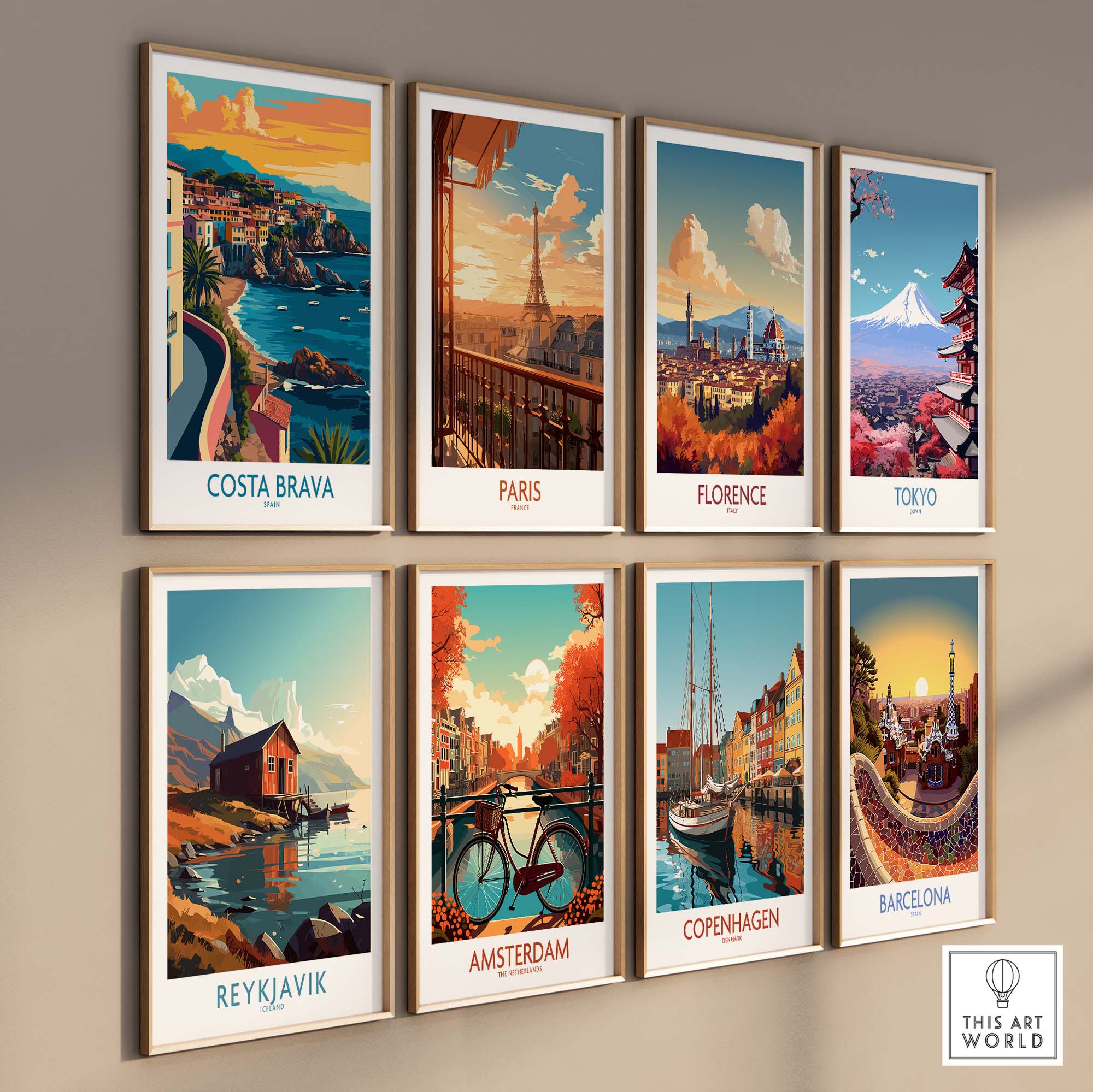 Costa Brava Travel Print part of our best collection or travel posters and prints - This Art World