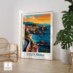 Costa Brava Travel Print part of our best collection or travel posters and prints - This Art World