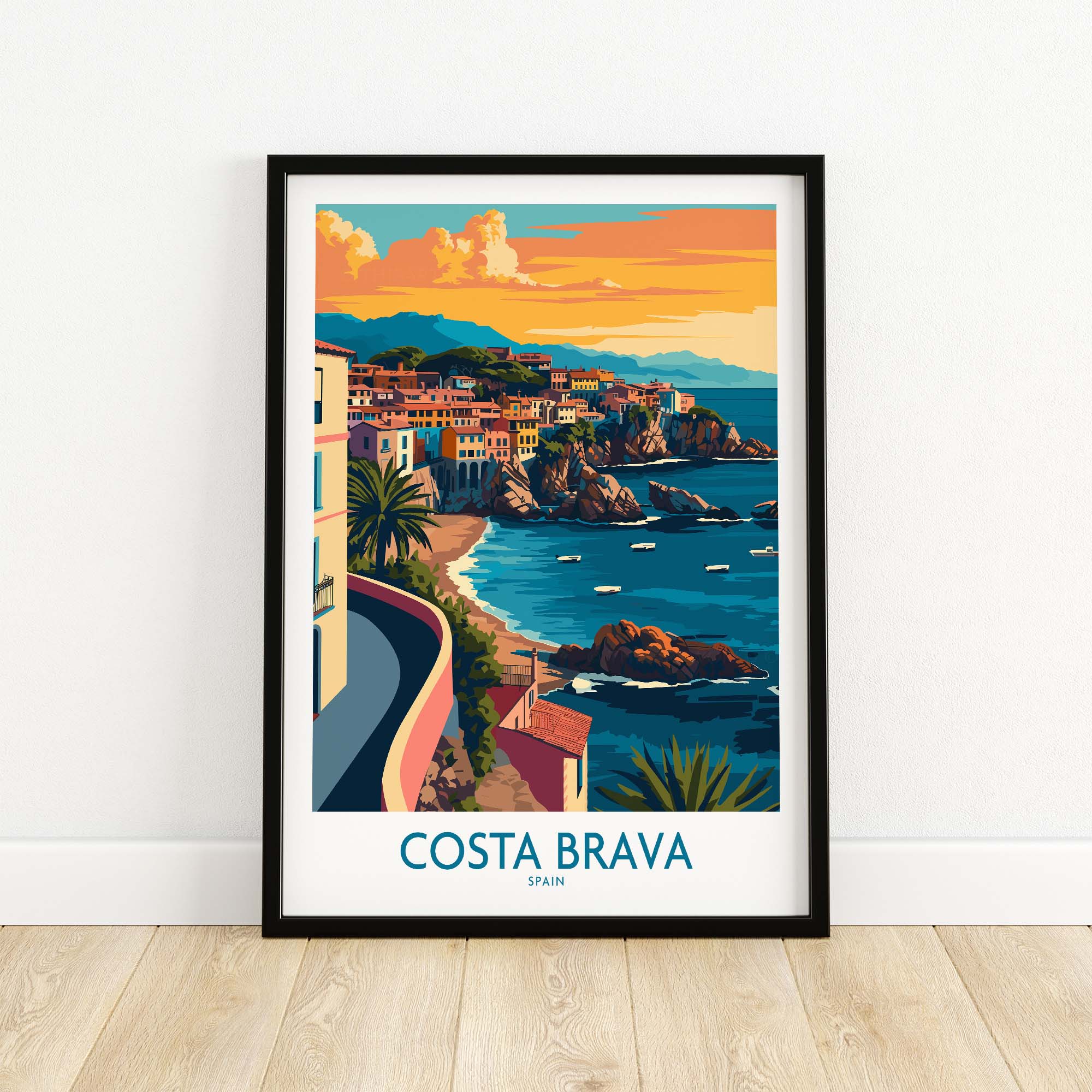 Costa Brava Travel Print part of our best collection or travel posters and prints - This Art World