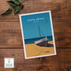 Costa Brava Wall Art part of our best collection or travel posters and prints - This Art World