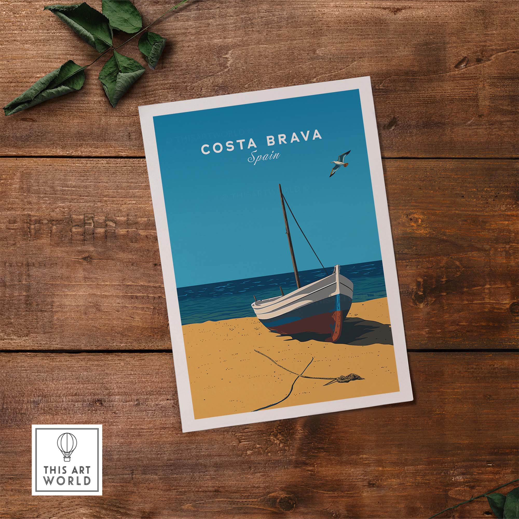 Costa Brava Wall Art part of our best collection or travel posters and prints - This Art World