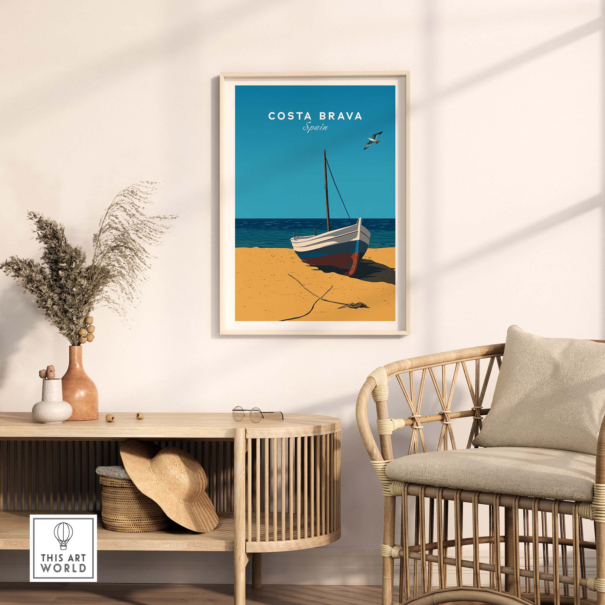 Costa Brava Wall Art part of our best collection or travel posters and prints - This Art World