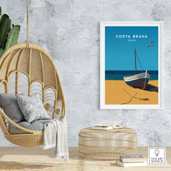 Costa Brava Wall Art part of our best collection or travel posters and prints - This Art World