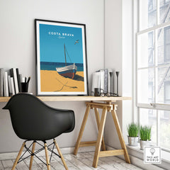 Costa Brava Wall Art part of our best collection or travel posters and prints - This Art World