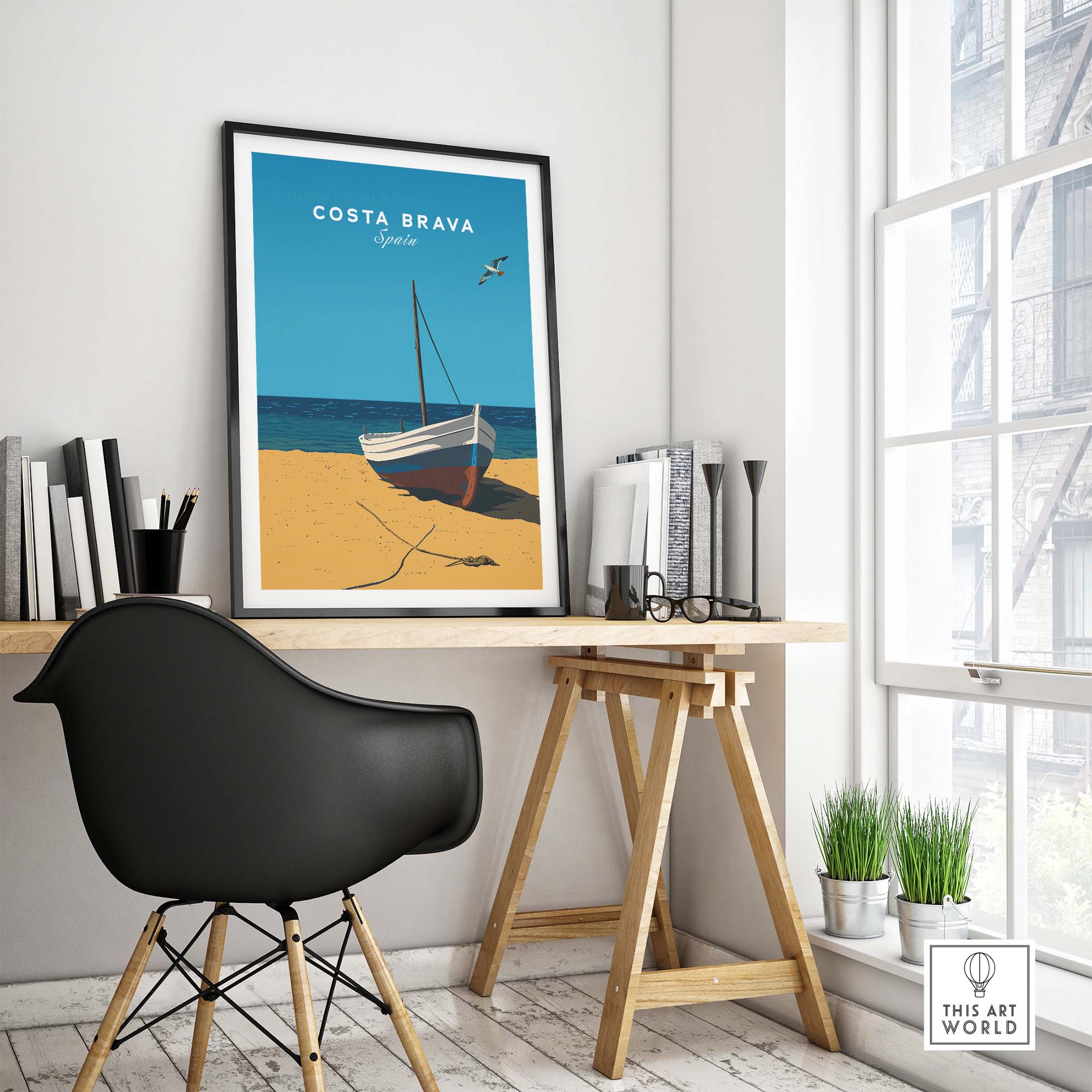 Costa Brava Wall Art part of our best collection or travel posters and prints - This Art World