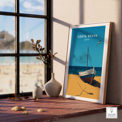 Costa Brava Wall Art part of our best collection or travel posters and prints - This Art World