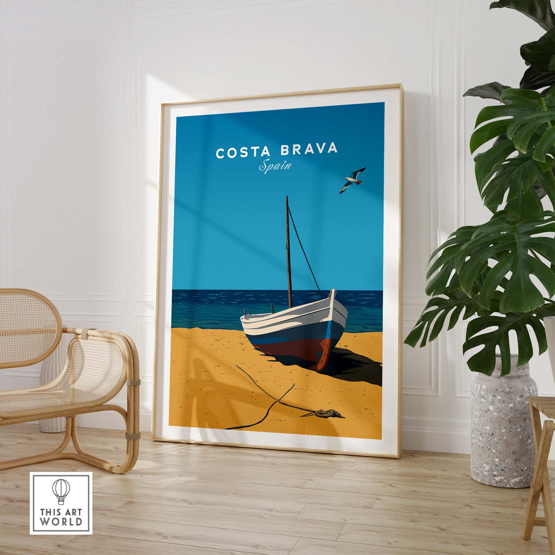 Costa Brava Wall Art part of our best collection or travel posters and prints - This Art World