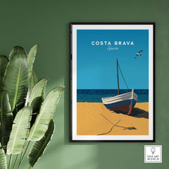 Costa Brava Wall Art part of our best collection or travel posters and prints - This Art World
