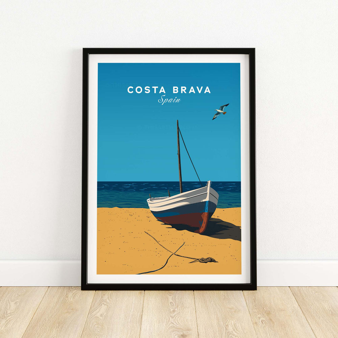 Costa Brava Wall Art part of our best collection or travel posters and prints - This Art World