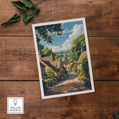 Cotswolds Travel Poster - United Kingdom