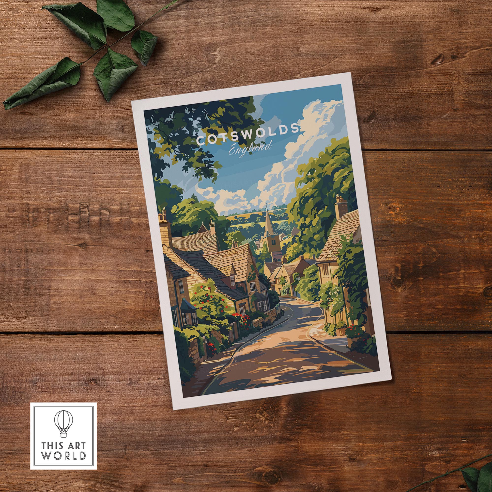 Cotswolds Travel Poster - United Kingdom