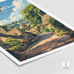 Cotswolds Travel Poster - United Kingdom