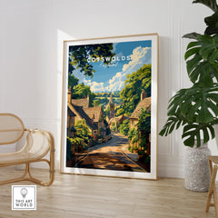 Cotswolds Travel Poster - United Kingdom