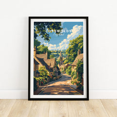 Cotswolds Travel Poster - United Kingdom